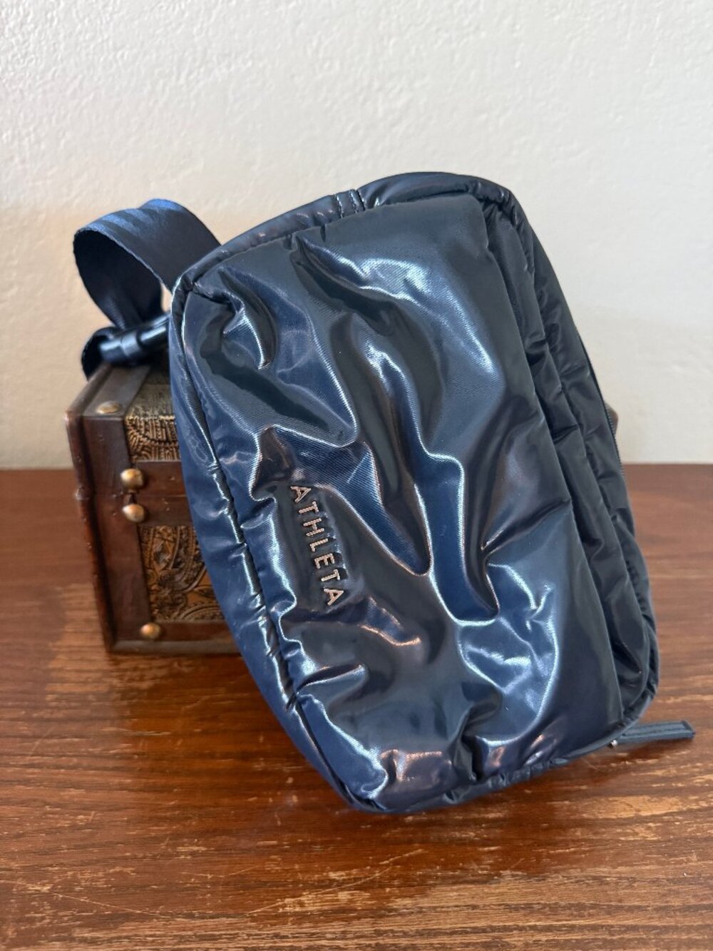 Athleta Navy Crossbody Bag